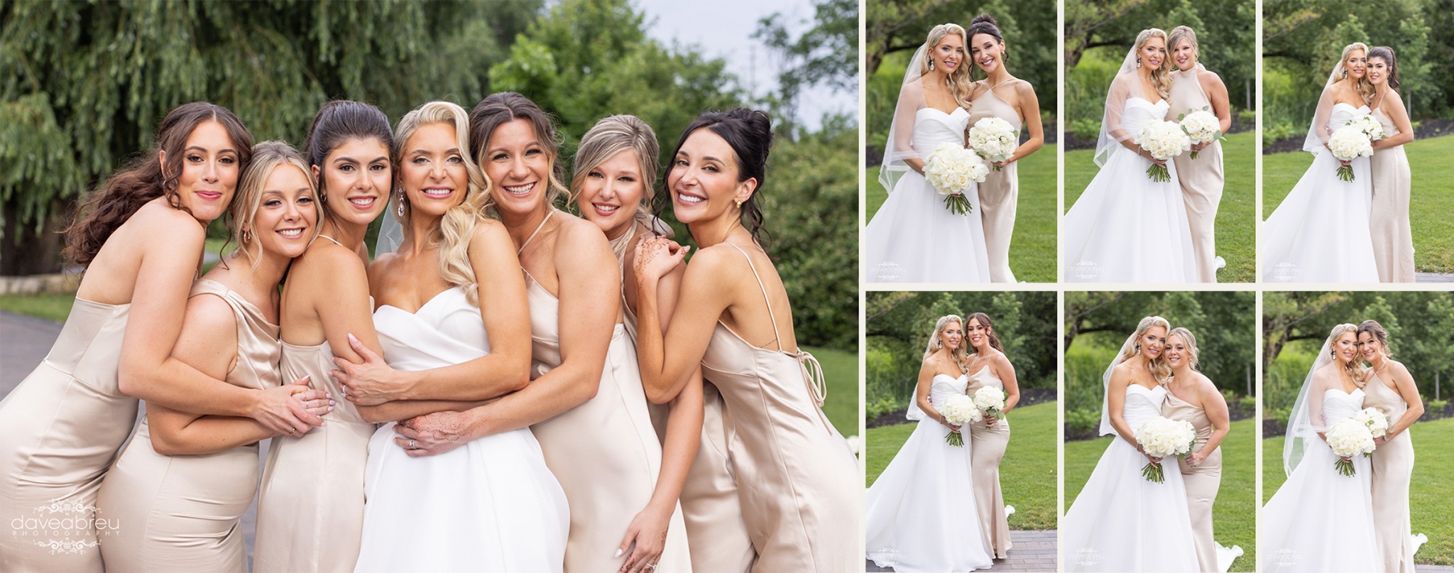 Bryanna with her bridesmaids at The Arlington Estate